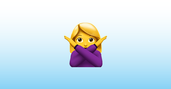 Whatsapp: What Is The Emoji Of The Lady With Her Arms Crossed In “X”